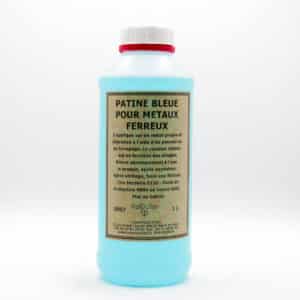 Patine bleu pour métaux ferreux.