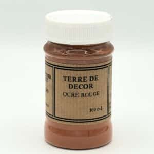 terre de décor ocre rouge
