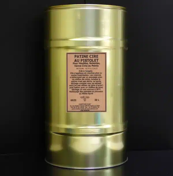 cire liquide noyer fonce 30l