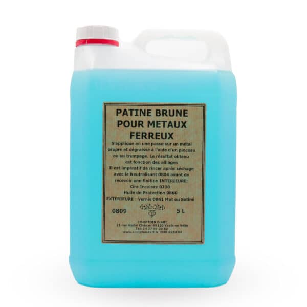 PATINE BRUNE POUR METAUX FERREUX - 0809 – Image 4